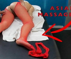 Hot Asian Milf Came for a Massage..